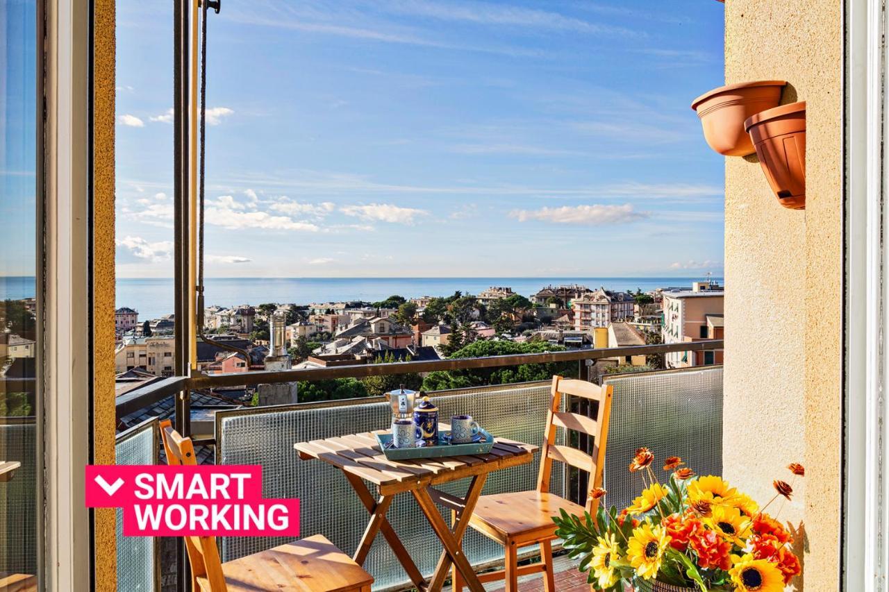 Homey Seaview Apartment By Wonderful Italy Genova Eksteriør bilde